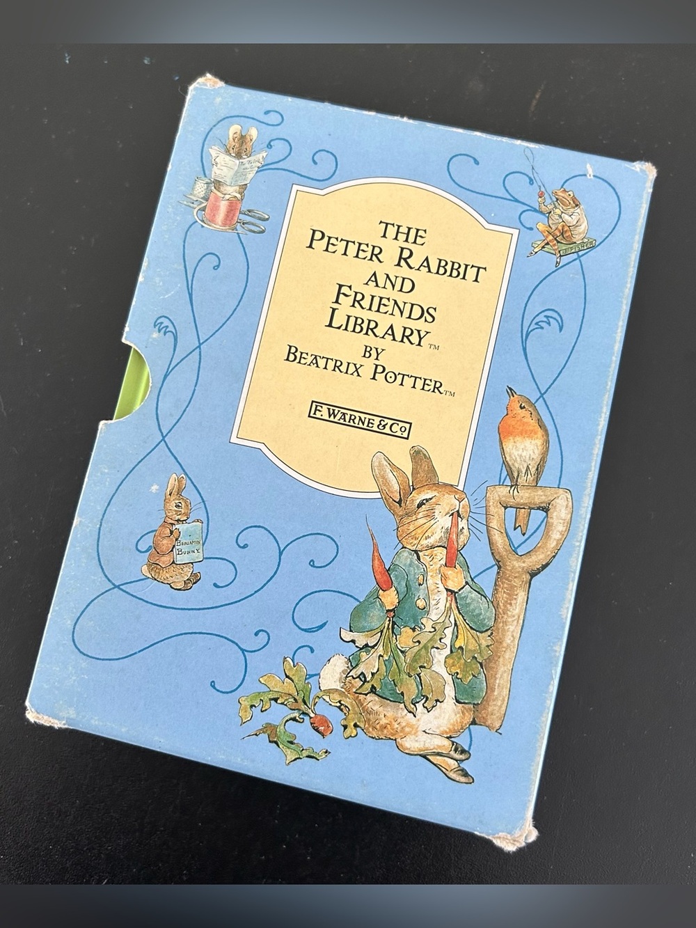 The Peter Rabbit and Friends Library Beatrix Potter 7 Book Box Set 1992 Warne